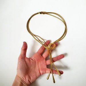 VTG Gold Toned Statement Necklace